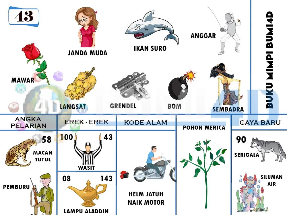 buku mimpi erek erek togel 43